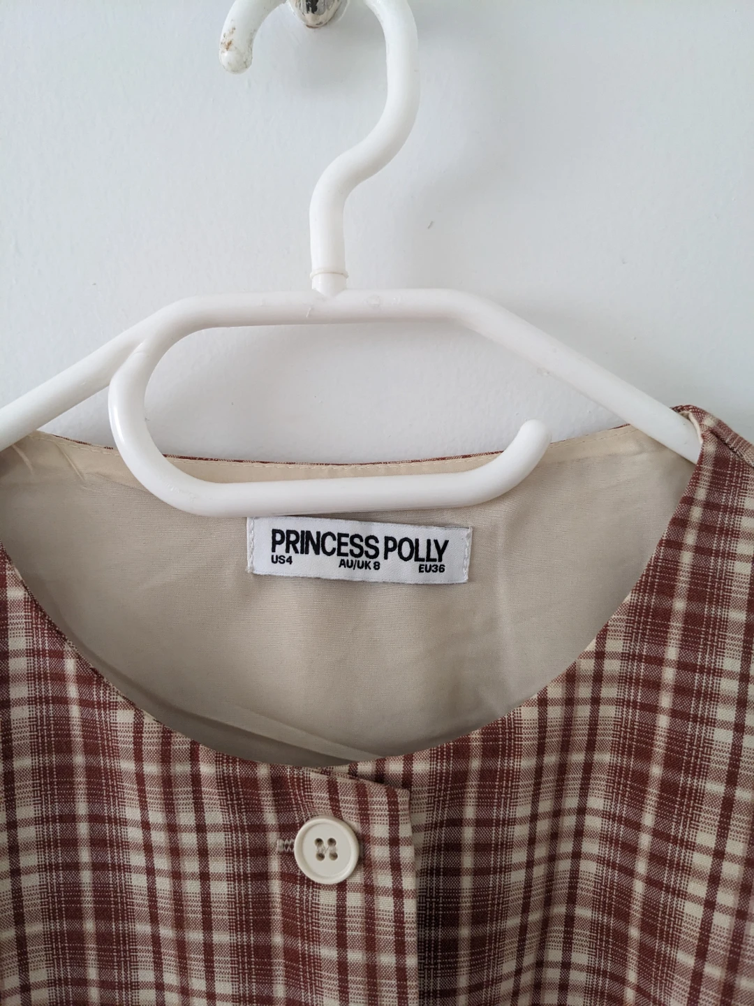 Princess Polly Plaid Vest Top - photo 3