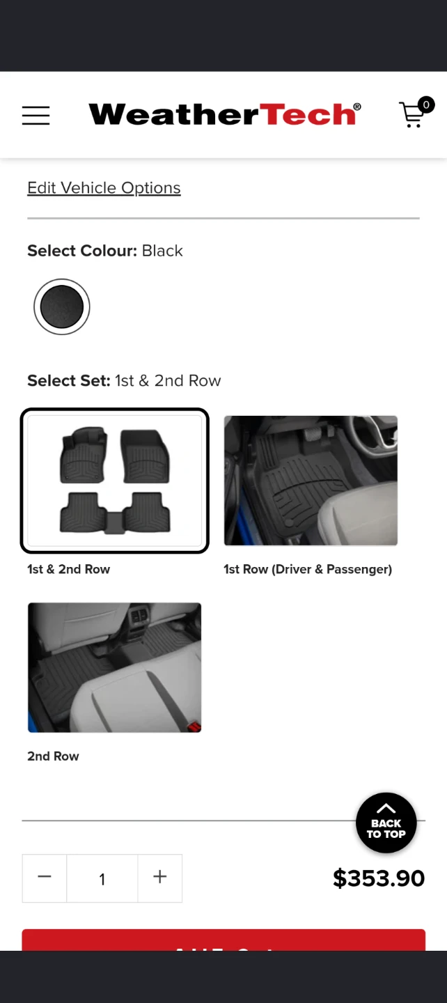 2022 Volkswagen Taos WeatherTech FloorLiners 1st & 2nd Row - photo 2