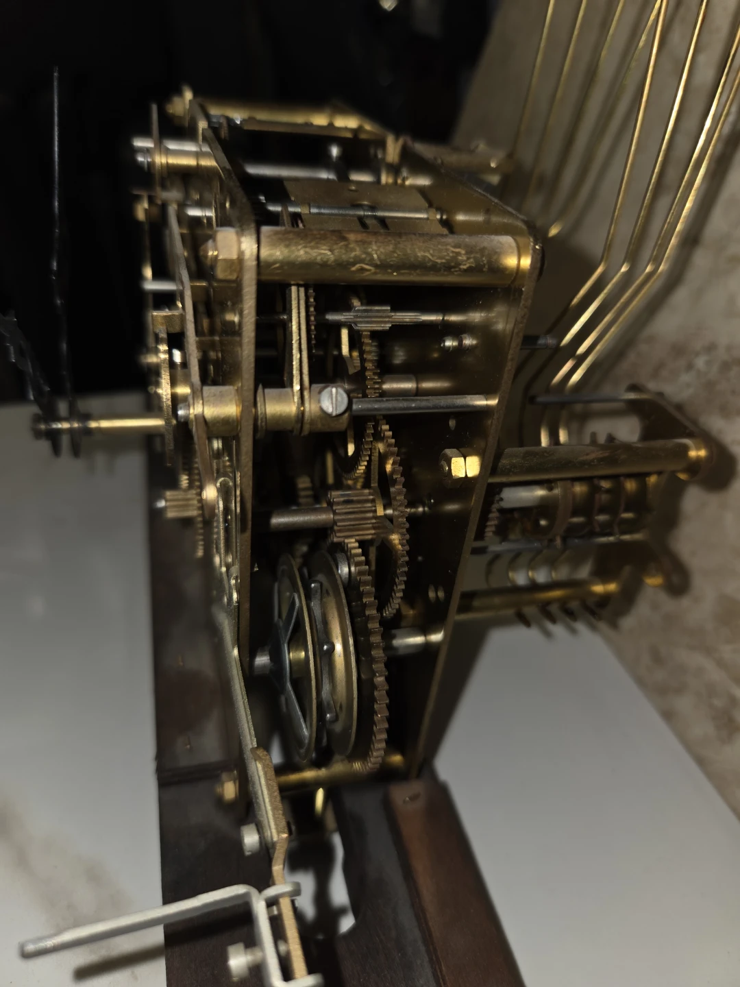 Vintage Mechanical Clock Movement - photo 3