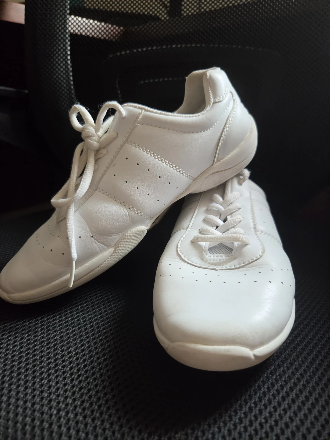 White Leather Cheerleading Shoes - photo 2