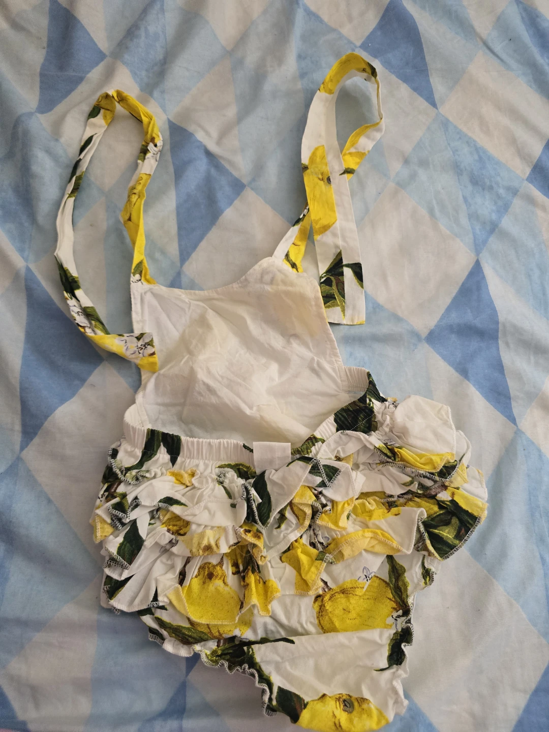 Princess & Co. Lemon Print Baby Romper - photo 3
