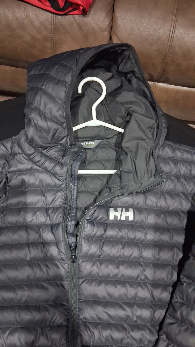 Helly Hansen Black Hooded Puffer Jacket