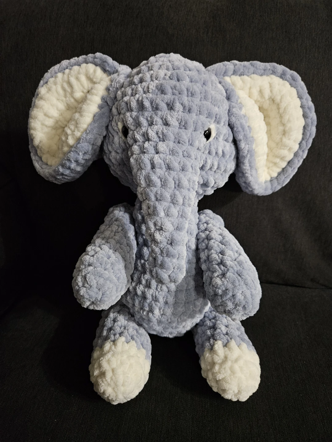 Hamdmade Crochet Amigurumi Jumbo Elephant Plushie
