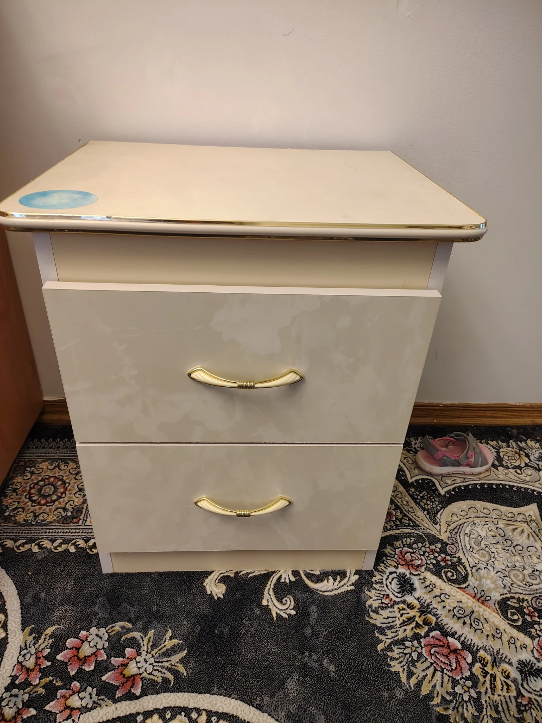 Two-Drawer Bedside Table