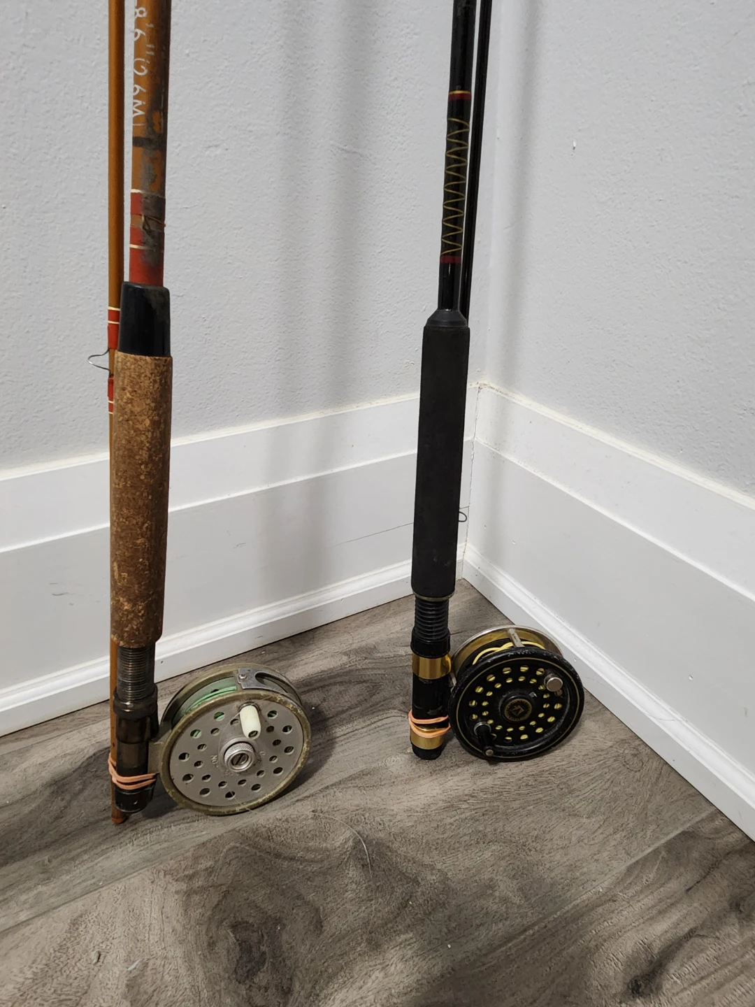 🇨🇦 2 Vintage Fly rods with reel and line - 30$ each - photo 5