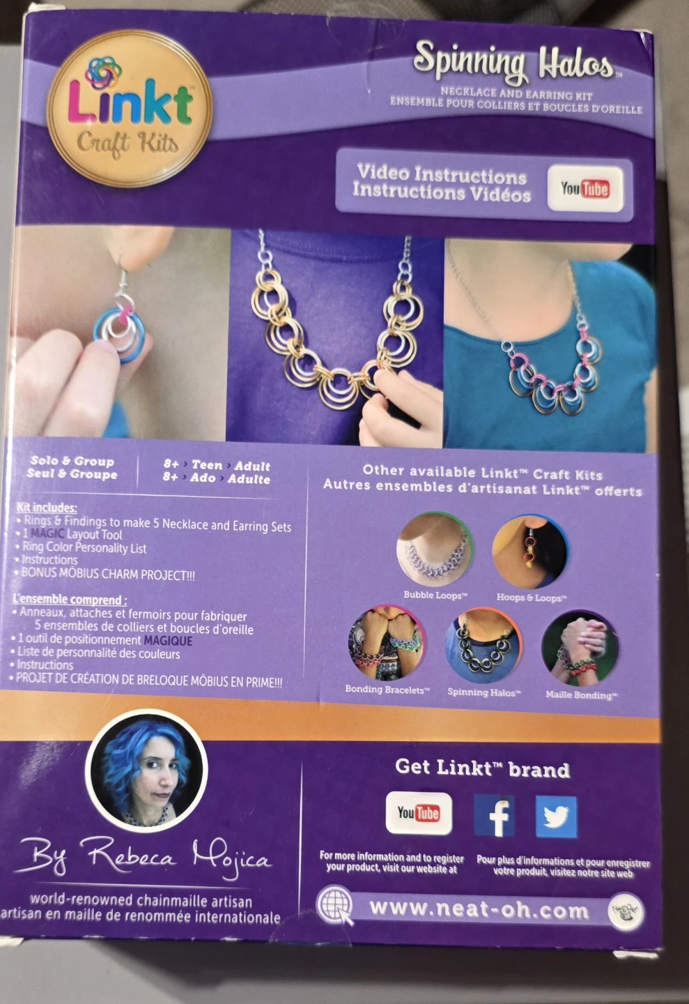 Linkt Craft Kits Spinning Halos Necklace and Earring Kit - photo 2