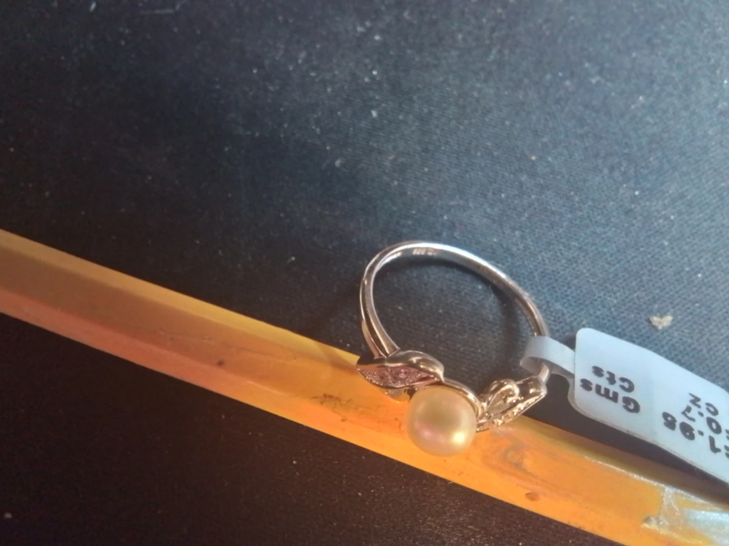 Pearl and Cubic Zirconia Ring - photo 4