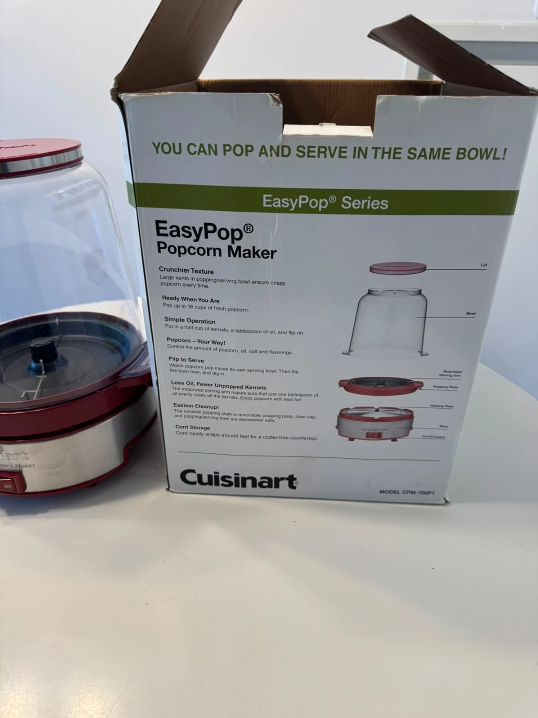 Cuisinart EasyPop Popcorn Maker CPM-700 - photo 2