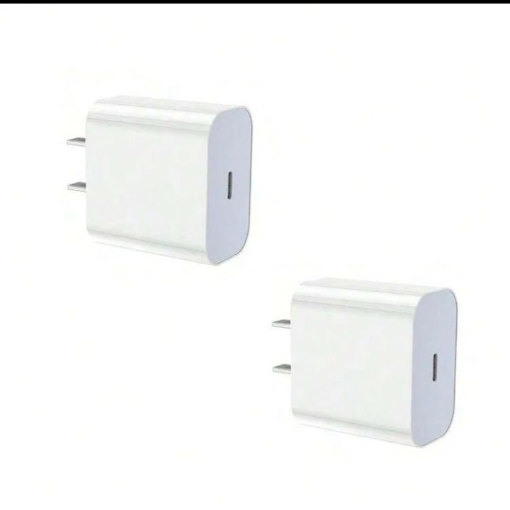 White USB-C Wall Charger Adapter - photo 3