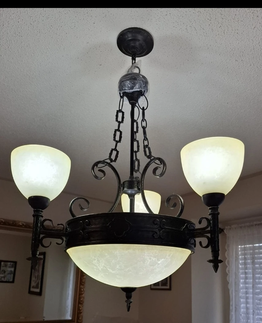 Rustic Iron Chandelier - photo 2