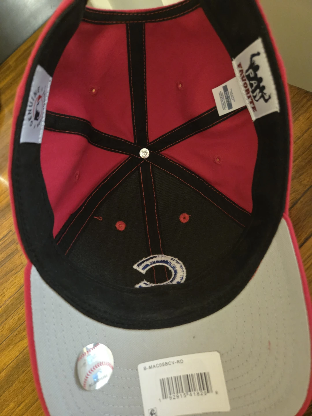 Chicago Cubs Red Baseball Cap - photo 2