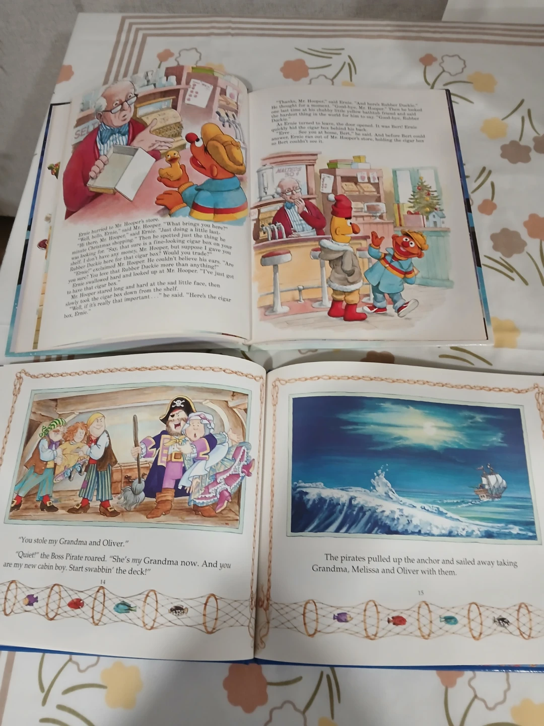 Two Children's Books: Sesame Street and Grandma and the Pirates - photo 3