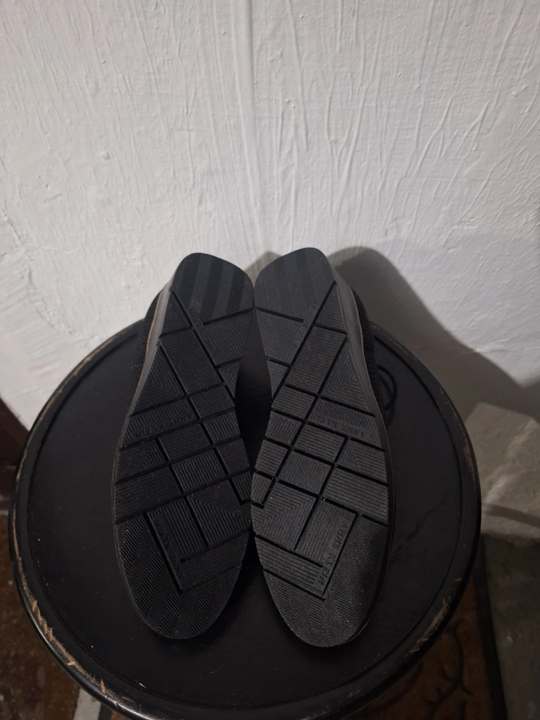 Anne Klein Black Knit Lace-Up Shoes - photo 4