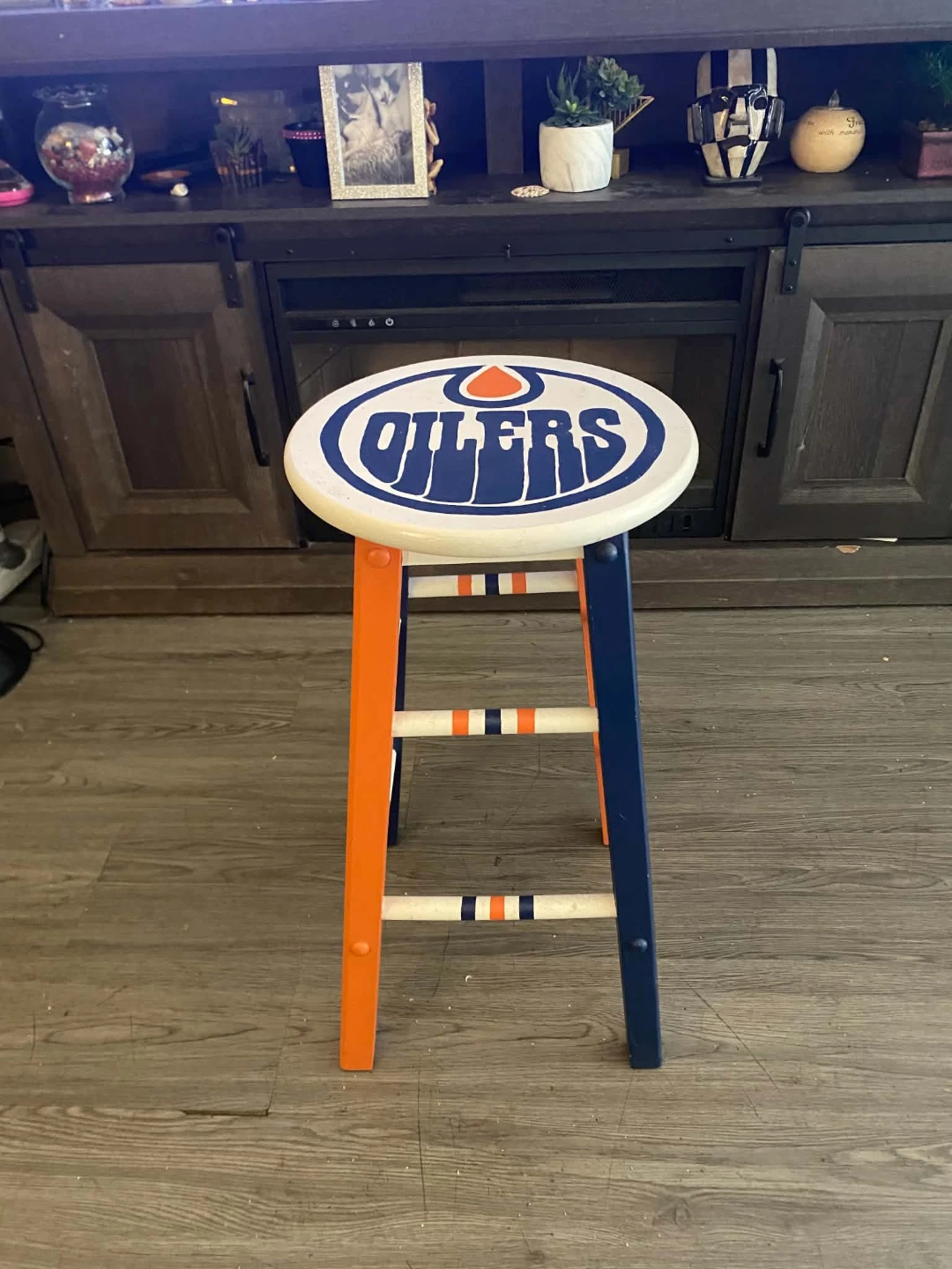 Edmonton Oilers Bar Stool