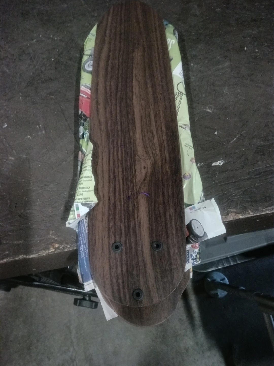 🏈Ceiling Fan Light Kit with Wood Finish Blades - photo 2