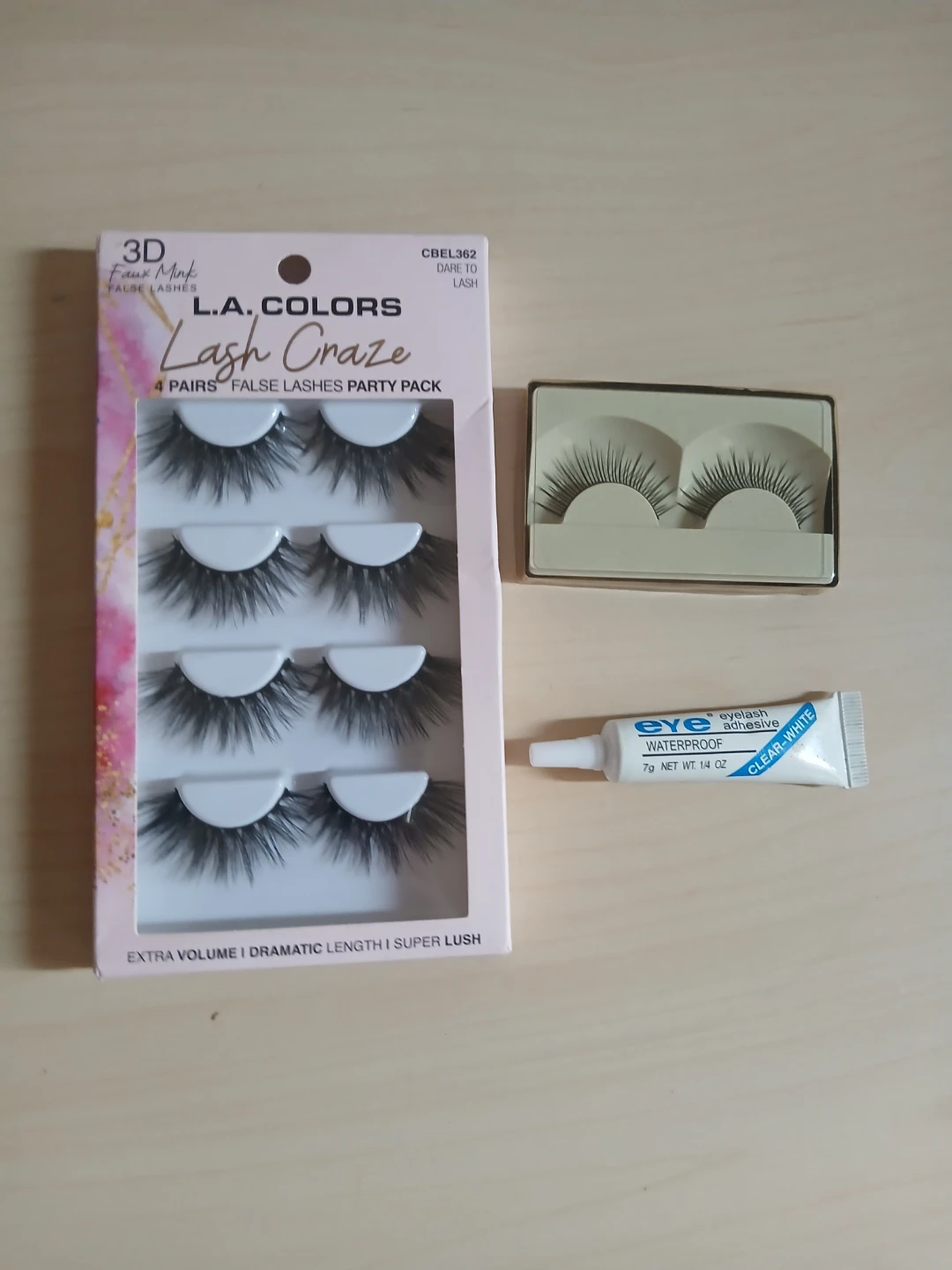L.A. Colors Lash Craze 3D Faux Mink Lashes 5 pair