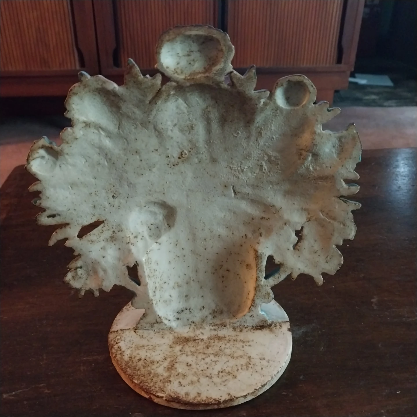 🏈Cast Iron Floral Basket Doorstop🏈 - photo 2