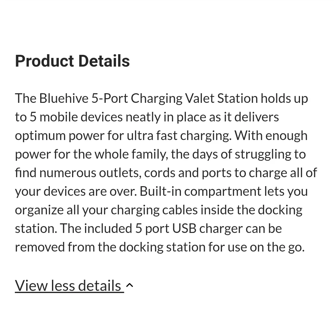 4 x New In Box Bluehive 5-port Power Valet Station $15 Each - photo 4