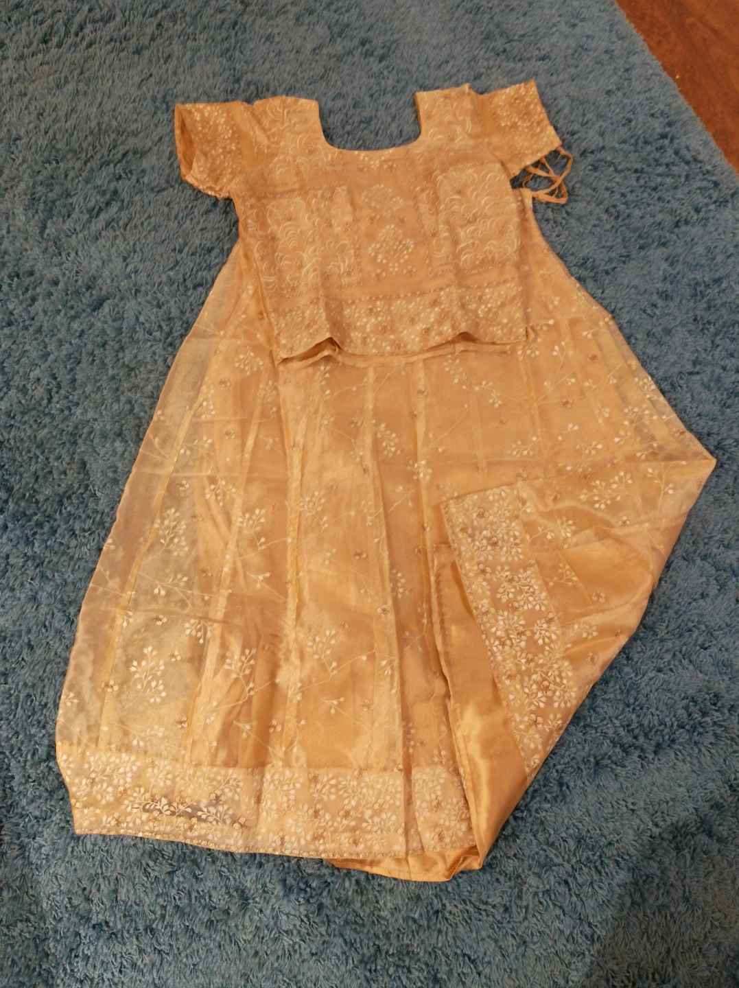 Gold Embroidered Lehenga Set - photo 2