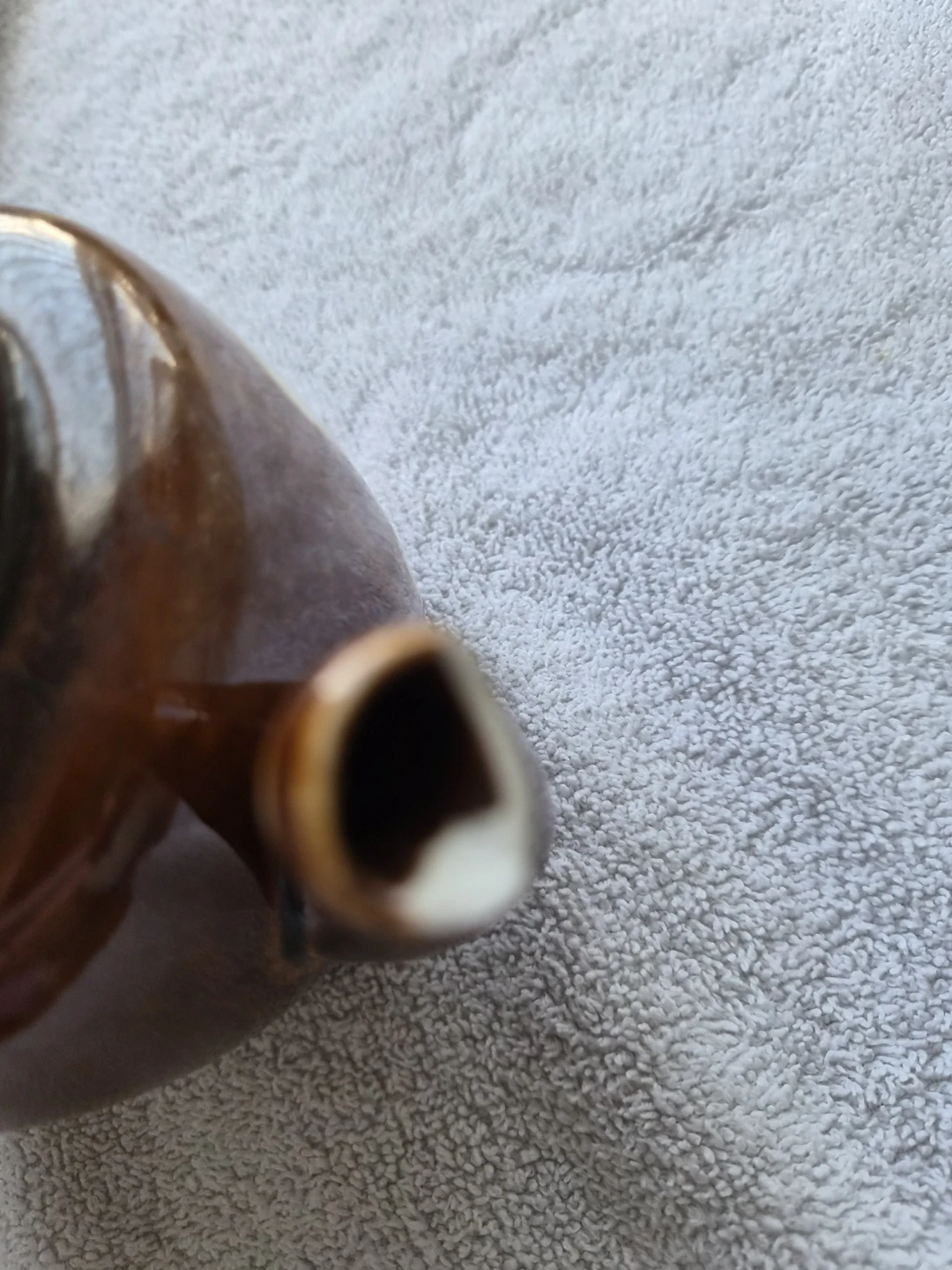Vintage Brown Ceramic Teapot - photo 2