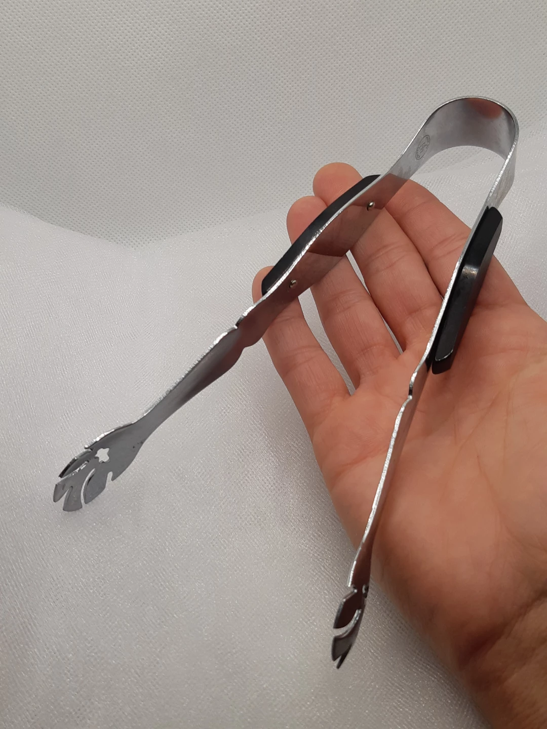 Glo-Hill 1950's chrome Ice cube Tongs - photo 4