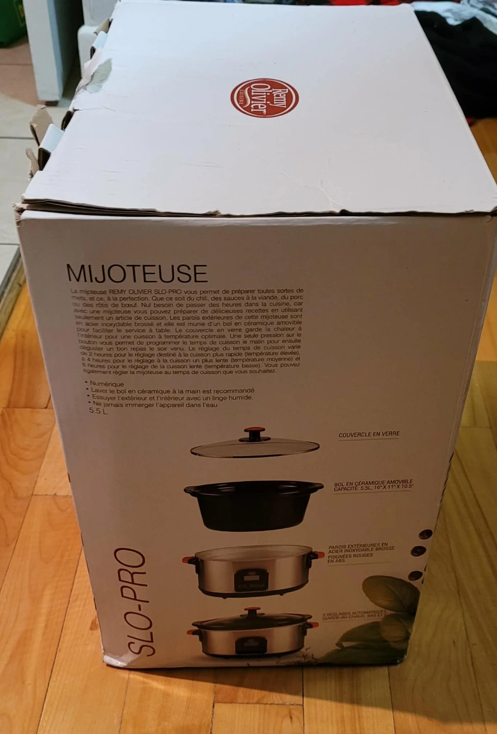 Remy Olivier Slo-Pro 5.5L Electric Slow Cooker - photo 2