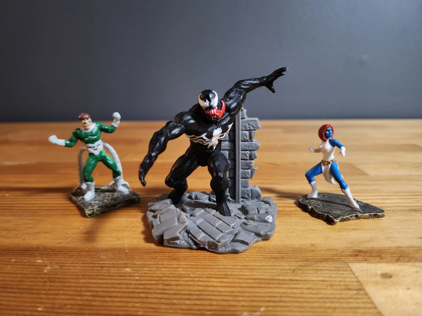 Marvel Mini Figures - Venom, Mystique, and Doctor Octopus