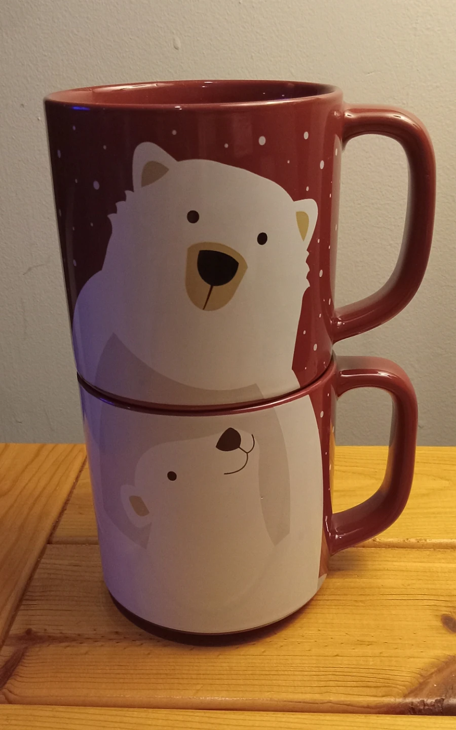 Set of 2 Tim Hortons Polar Bear Mugs