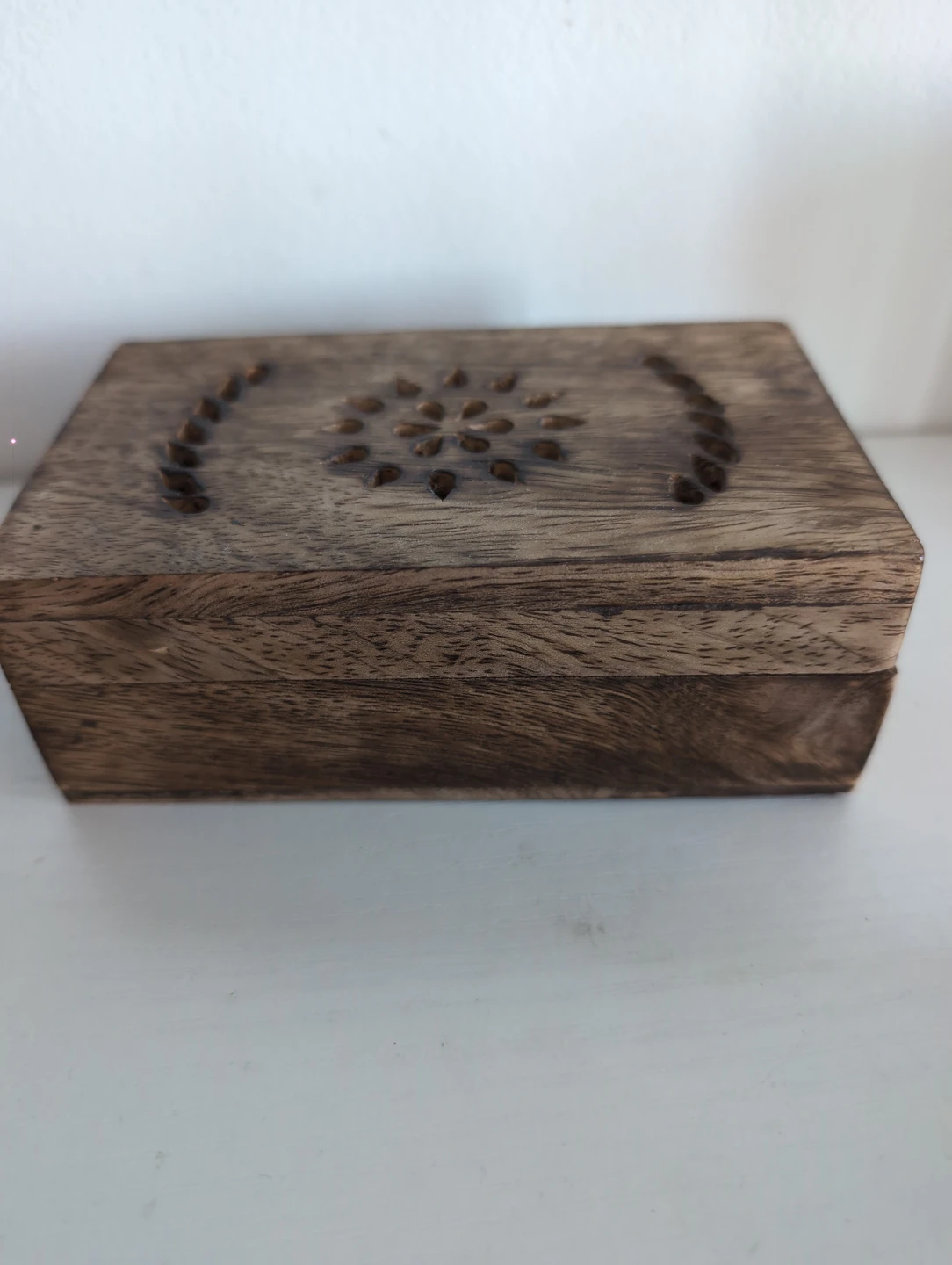 Small Carved Wooden Box