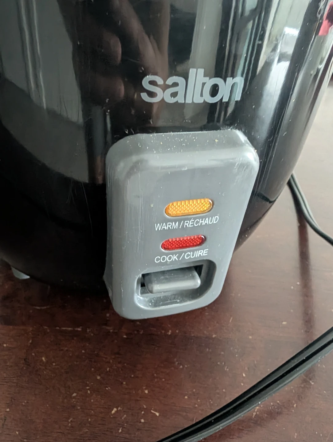 Salton Automatic Rice Cooker & Steamer  -Black (Good Condition) - photo 2