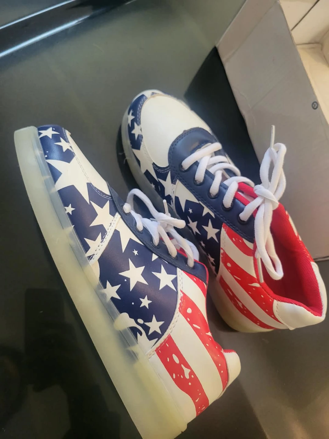 American Flag Print Sneakers - photo 2