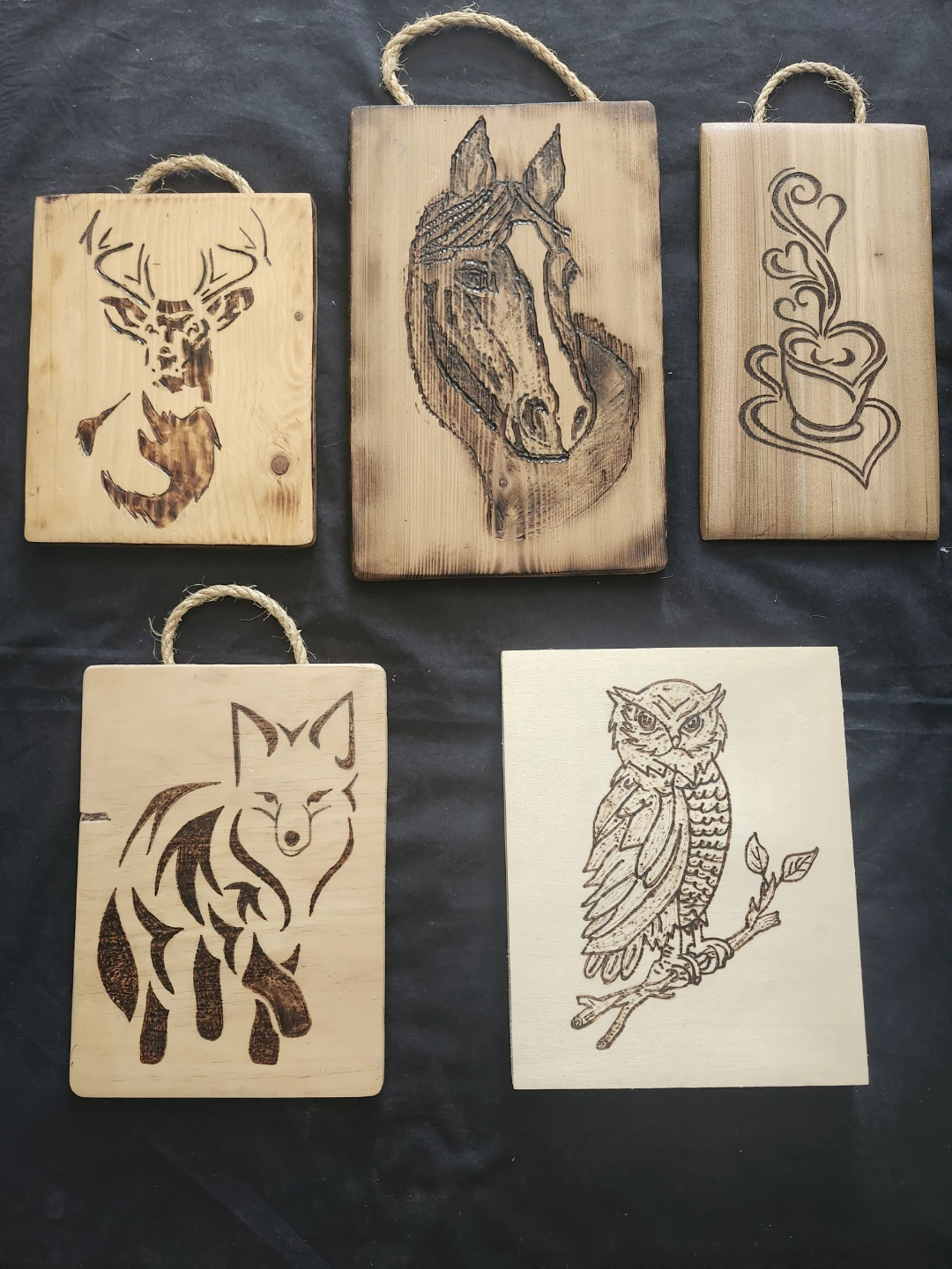 Woodburning art