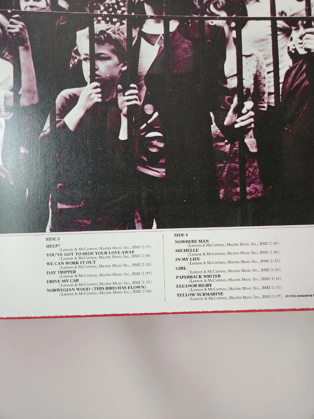 Vintage Beatles records x 3 - photo 3
