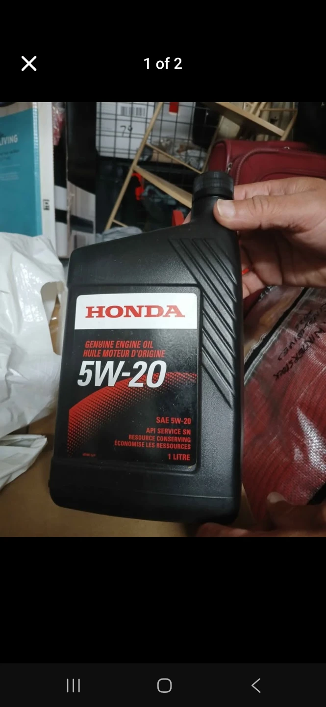 Honda Genuine Engine Oil 5W-20 1 Litre