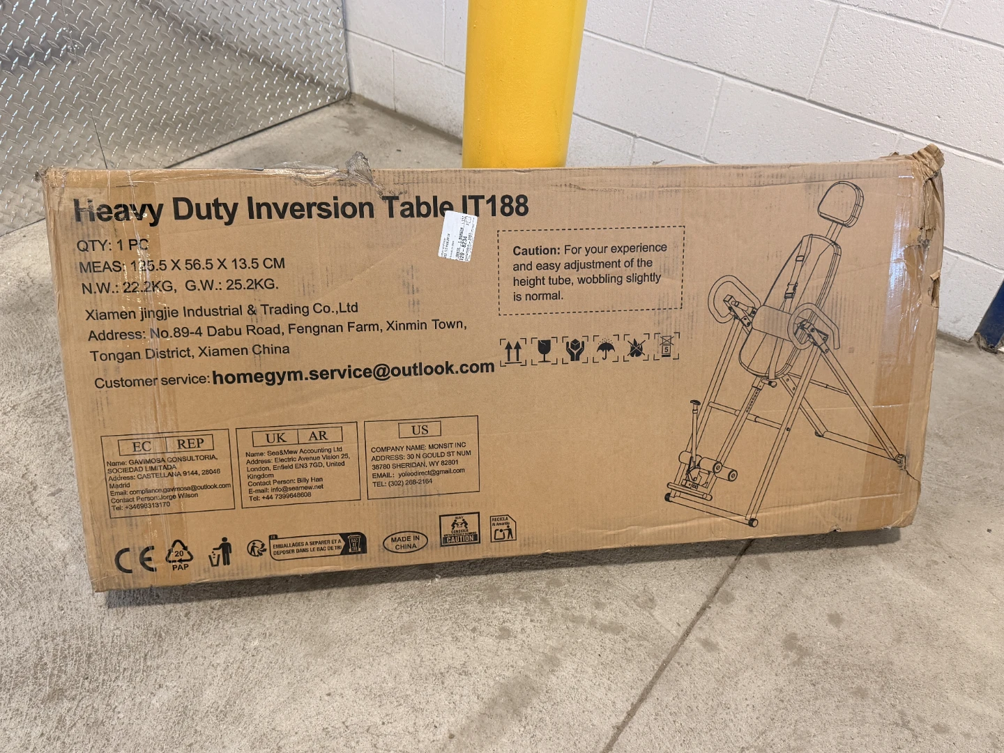 Yoleo Heavy Duty Inversion Table IT188