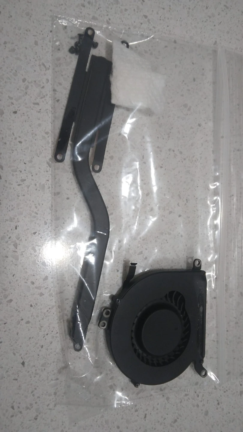 MacBook Cooling Fan and Heatsink Assembly