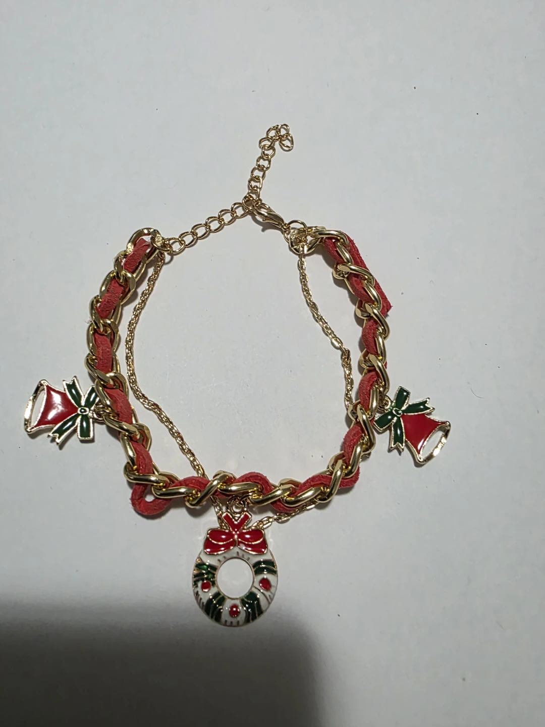 Christmas Themed Charm Bracelet