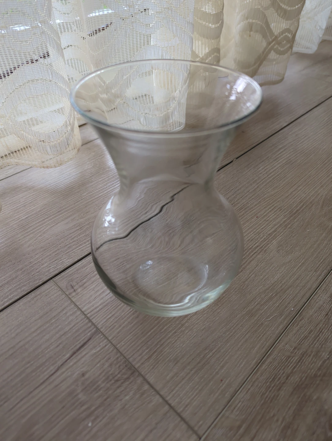 Clear Glass Vase
