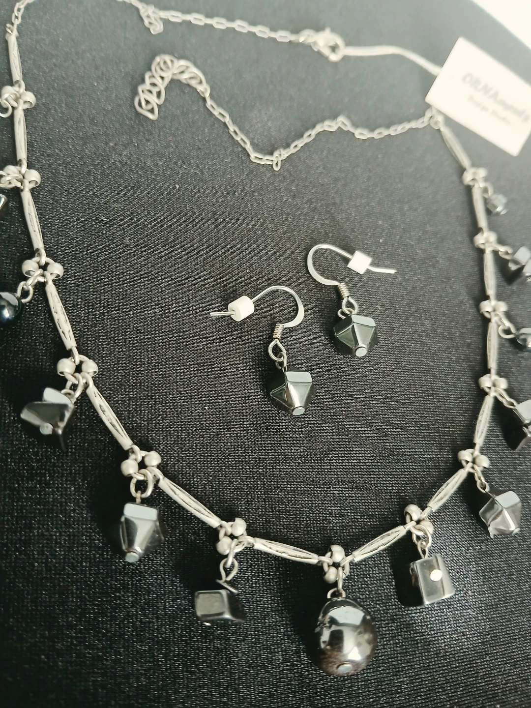 HEMATITE Necklace and Earring Set - photo 4