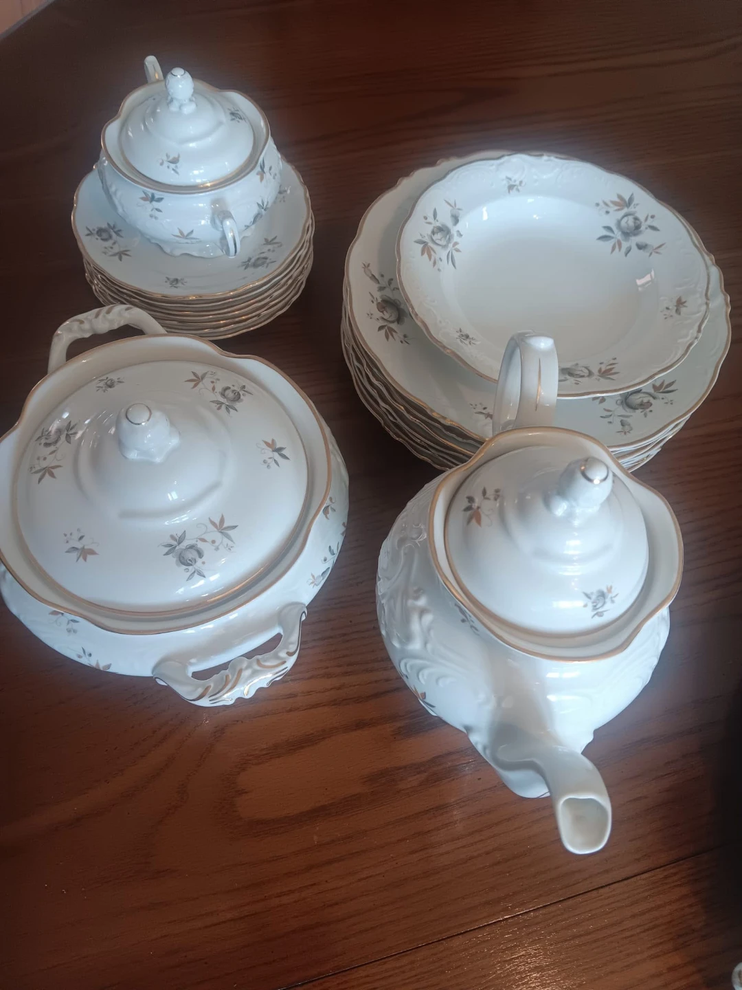 Vintage Porcelain Tea and Dinnerware Set