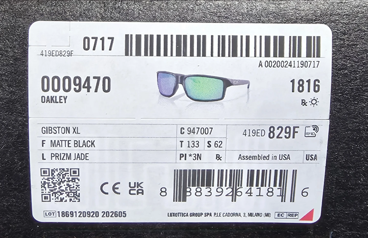 Oakley Gibston XL lenses - photo 3