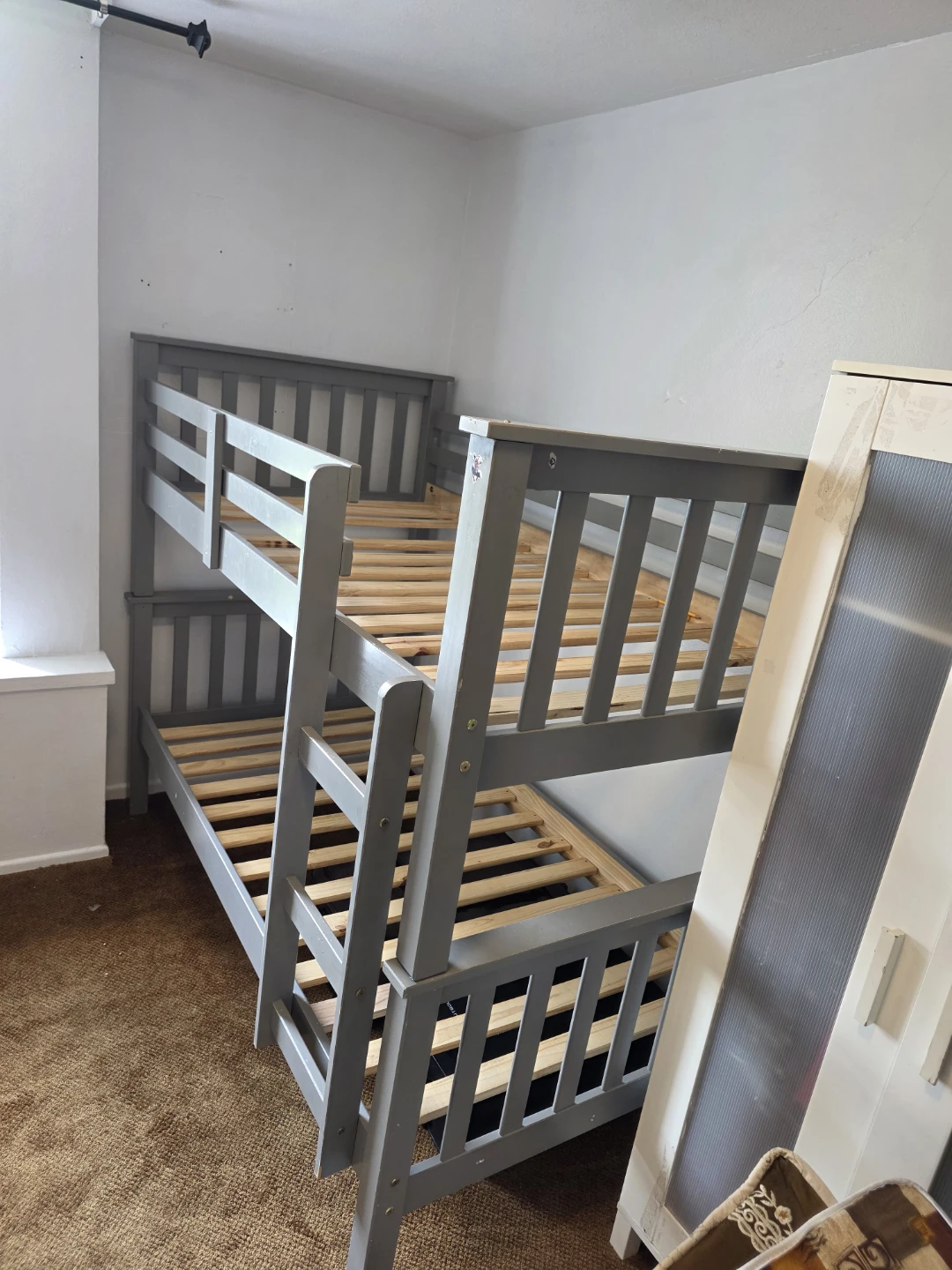 Grey Wooden Bunk Bed - photo 3