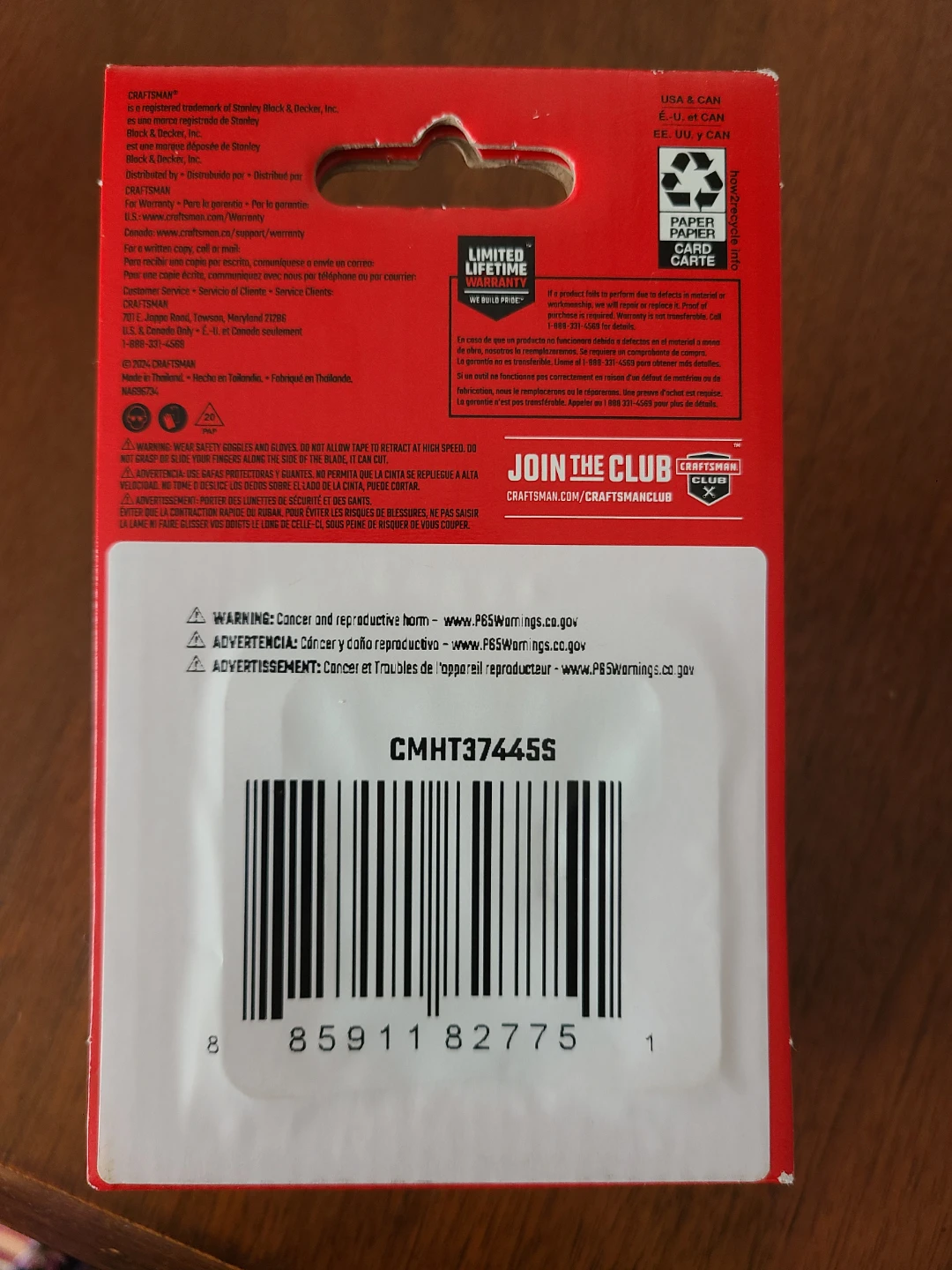 Craftsman 30ft Tape Measure - photo 2