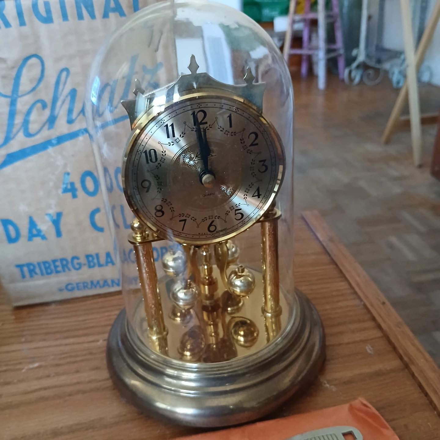 Vintage Original Schatz 400 Day Clock - photo 3