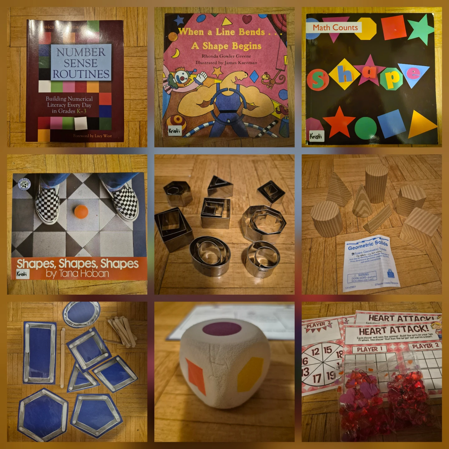 Children's Math and Shape Learning Bundle