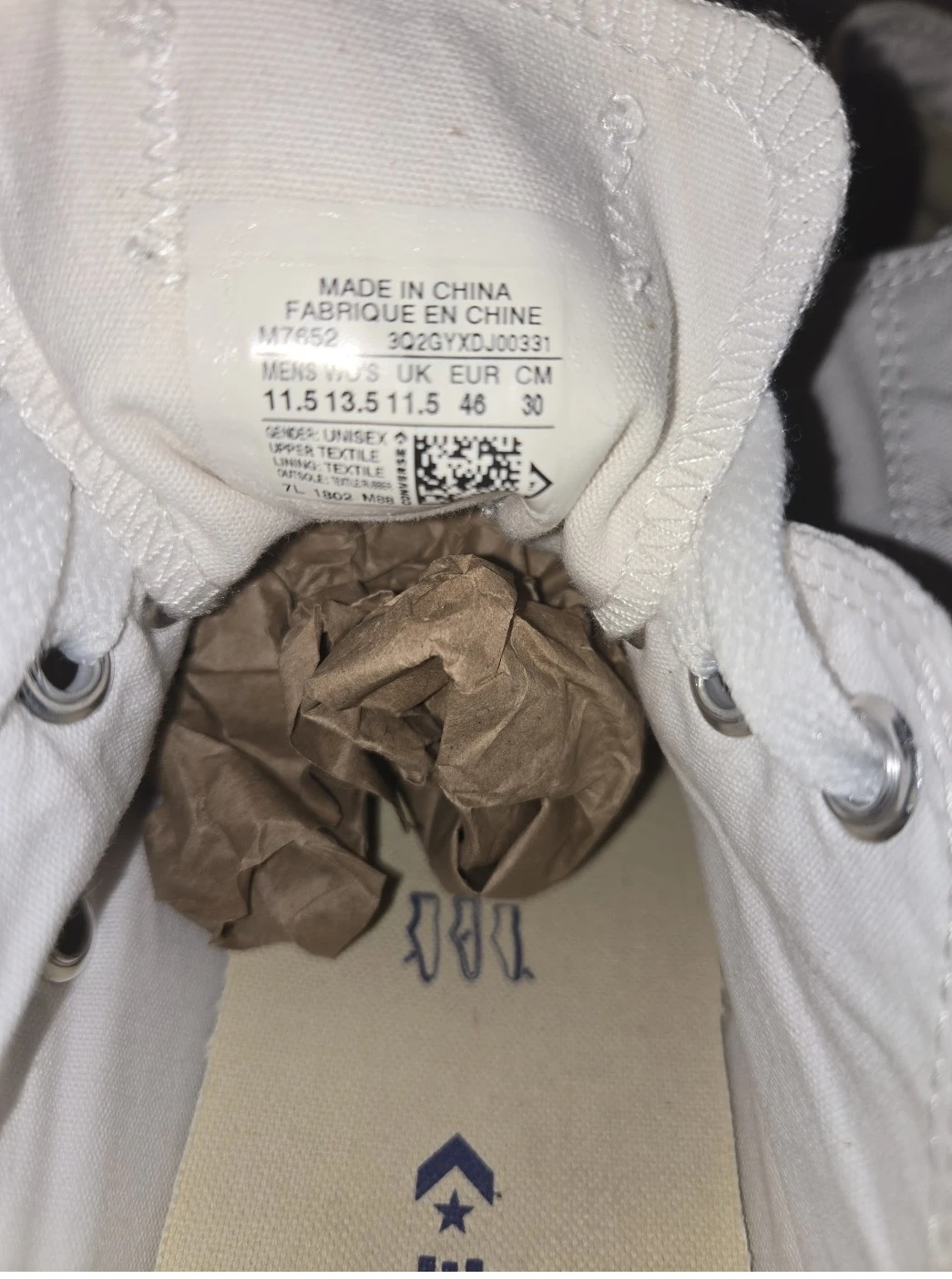 Converse Chuck Taylor All Star White Low Top Size Men 11.5 - photo 4