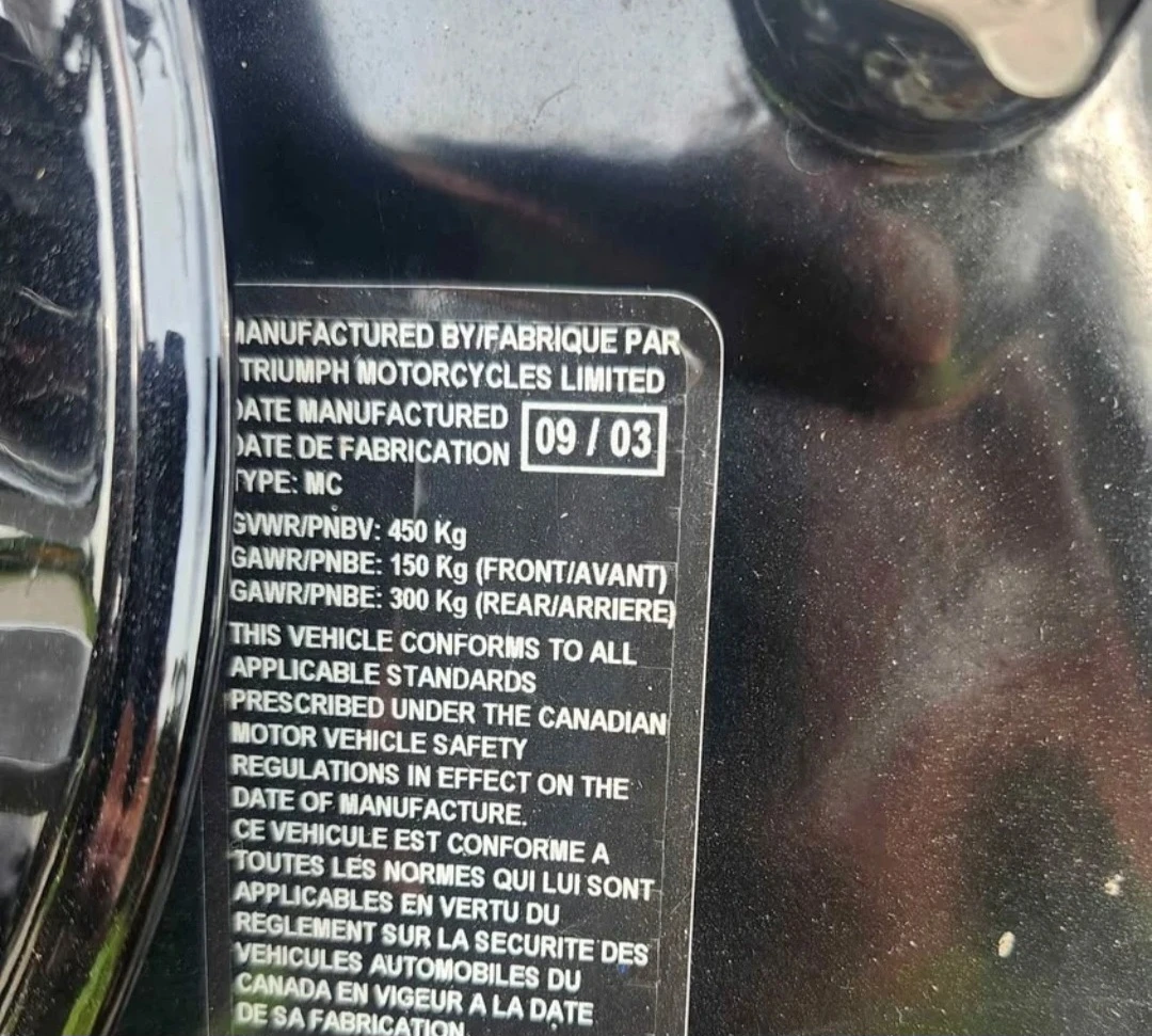 2004 Triumph Motorcycle - photo 3