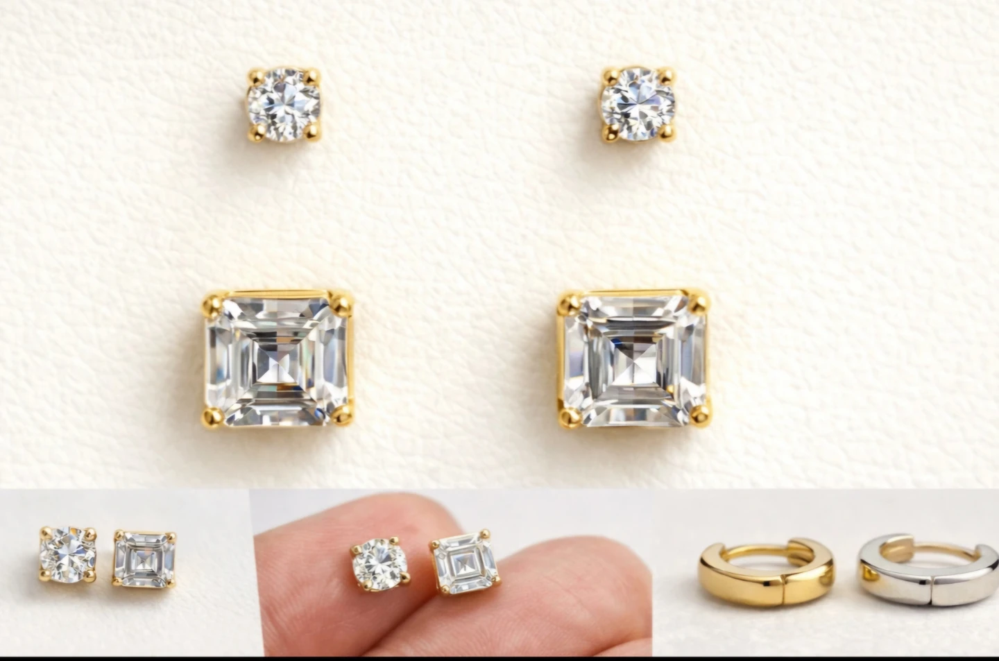 Multiple Set Jewelry Earrings Designer Boutique