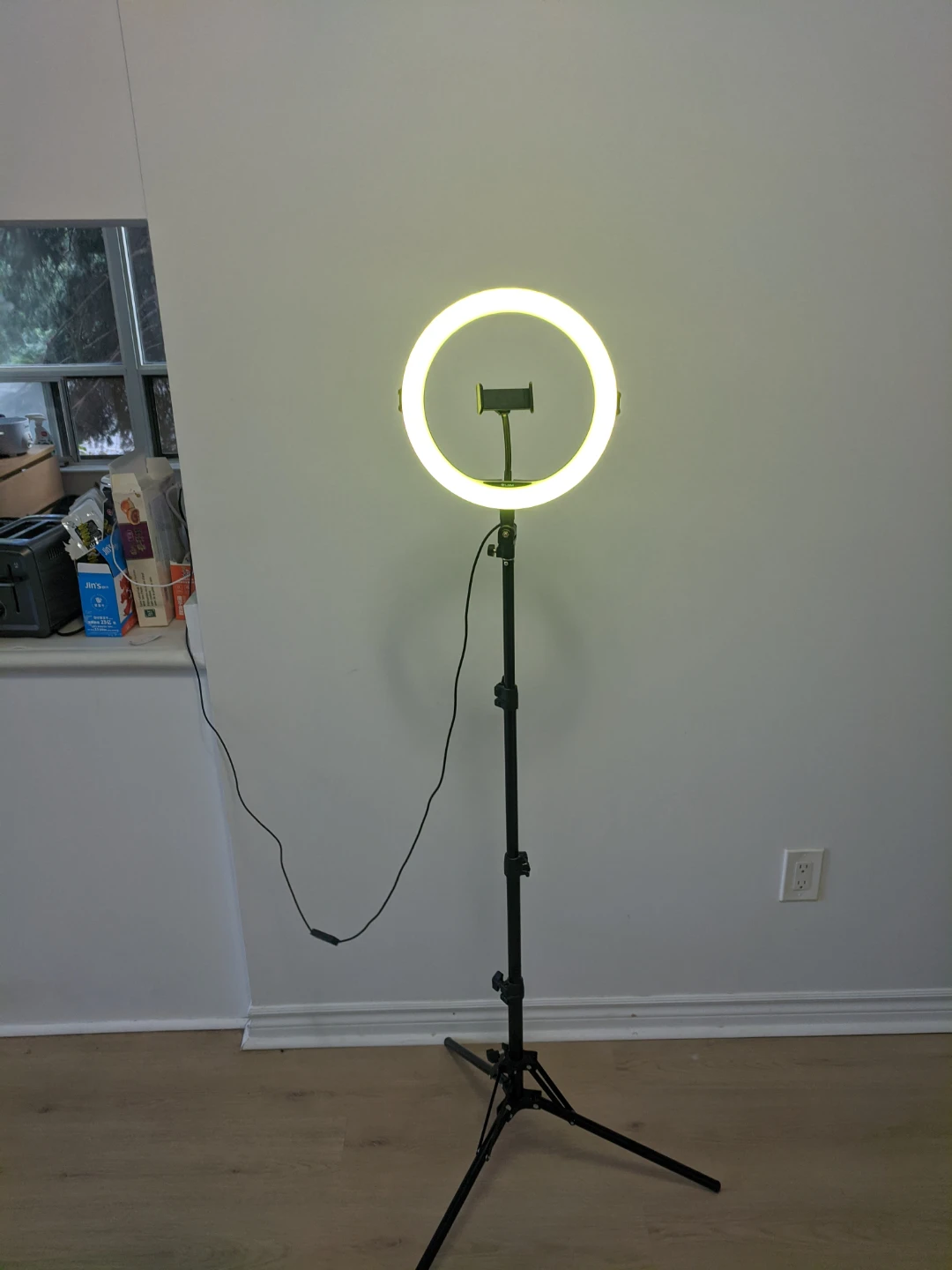 Adjustable LED Ring Light with Tripod Stand