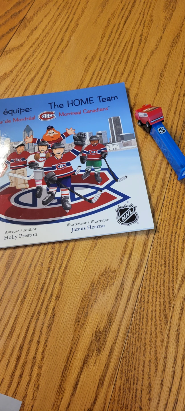 Montreal Canadiens Book and Zamboni Pez Dispenser